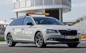 Skoda Superb Combi Sportline Medical Car Hockenheimring 2018 года